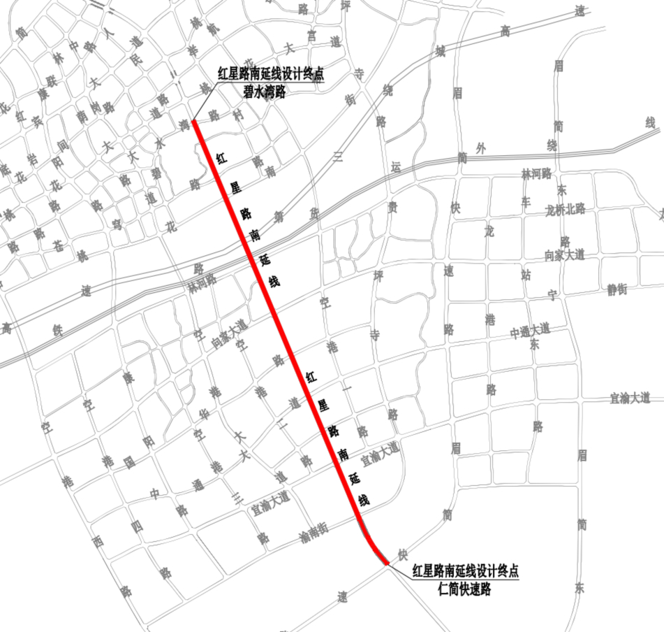 紅星路南延線最新進展、規劃及未來展望揭秘